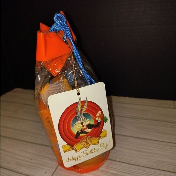 Warner Bros Looney Tunes Locker Bag Vintage 1989 Bugs Bunny 50th Year - Picture 5 of 8